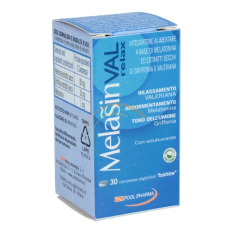 melasin val relax 1mg 30 cpr pool pharma