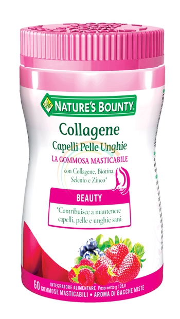 NATURE'S BOUNTY COLLAGENE CAPELLI PELLE UNGHIE LA GOMMOSA MASTICABILE