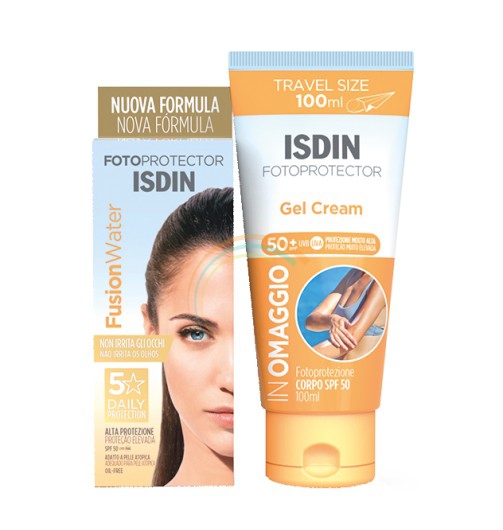 Isdin Fusion Water 50ml+gel Cr 100ml