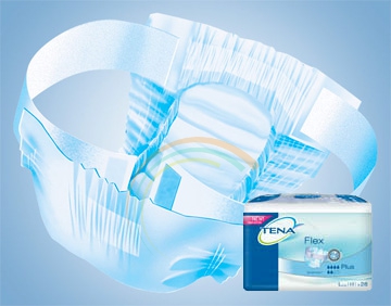 Tena Linea Unisex Incontinenza Assorbenti Flex Plus 30 Slip Misura Extra Large
