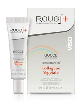 Rougj Linea Viso Collagene Vegetale Gocce Ristrutturanti Protettive 20 ml
