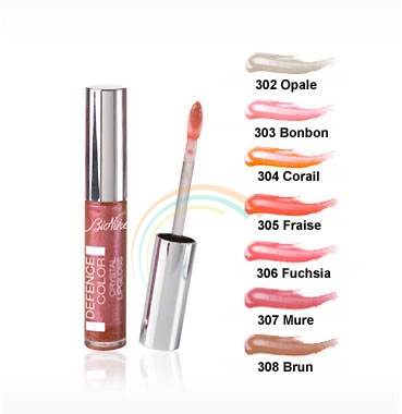 Bionike Linea Defence Color Crystal Lipgloss Lucidalabbra Colorato 308 Marrone