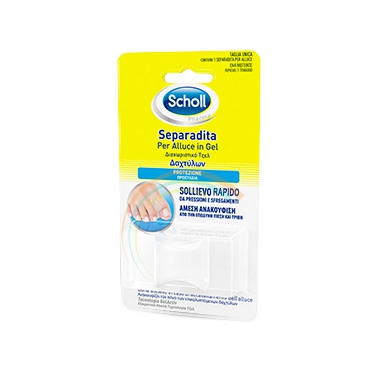 Scholl Linea Calli e Durezze Trattamento Dolore 1 Separadita Alluce in Gel