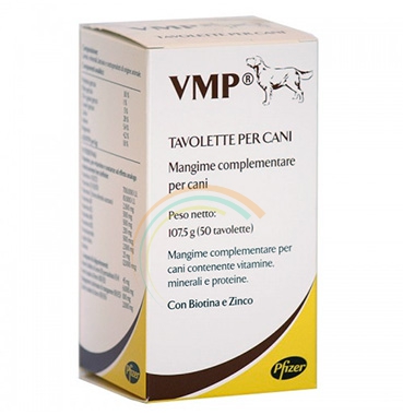 Zoetis Pfizer Linea Animali Domestici VMP Vitamine Cani Integratore 50 Compresse