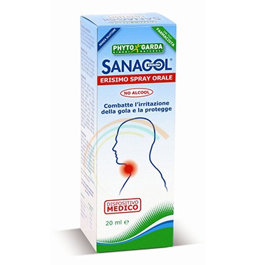 Phytogarda Linea Rimedi Naturali Sanagol Erisimo Spray Senza Alcool 20 ml