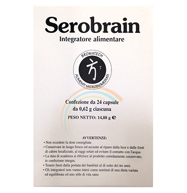 Bromatech Linea Benessere Energia Serobrain Integratore Alimentare 24 Capsule