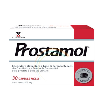 Menarini Linea Benessere Uomo Prostamol Integratore Alimentare 30 Capsule