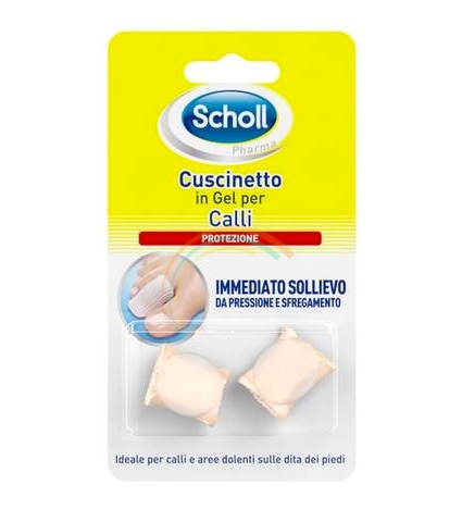 Scholl Linea Dispositivi Medici per Piedi 2 Morbidi Cuscinetti in Gel per Calli