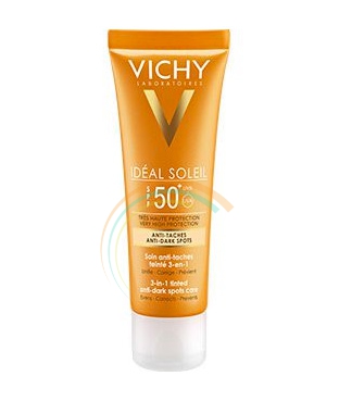 Vichy Linea Ideal Soleil SPF50+ Protezione Anti-Macchie 3 in 1 Colorata 50 ml