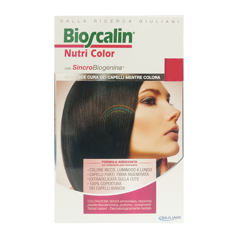 Bioscalin Linea Nutri Color SincroBiogenina Colorazione Capelli Tinta 4 Castano