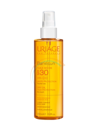 Uriage Linea Bariesun SPF30 Huile Seche Olio Protettivo Corpo e Capelli 200 ml