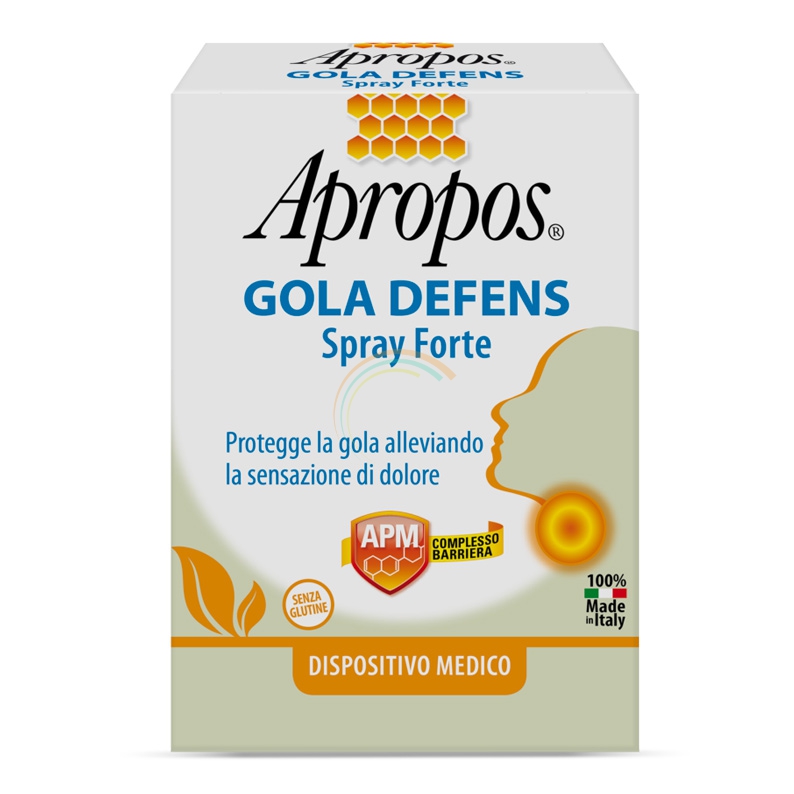 Apropos Linea Dispositivi Medici Gola Defens Propoli Spray Forte Menta 20 ml
