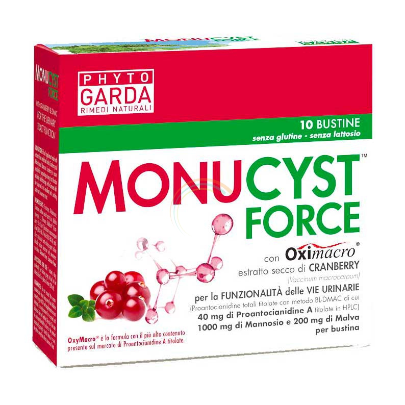 Phyto Garda Linea Apparato Urinario Monucyst Force Integratore 10 Buste