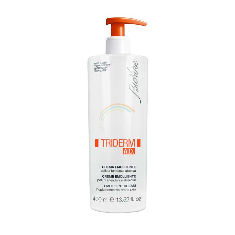 BioNike Linea Triderm Pelli Sensibili AD Crema Emolliente Idratante Corpo 400 ml